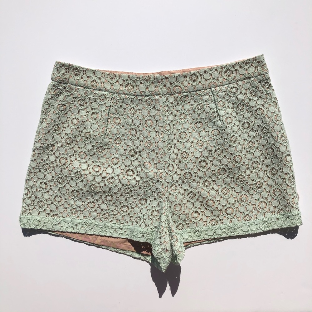 Victoria Beckham Lace Shorts